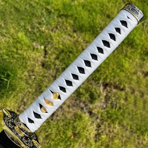 Vista 8 de Bowen Yamato - Espada katana de acero inoxidable de 41 pulgadas, forjada a mano, juego 1:1, espada de cosplay