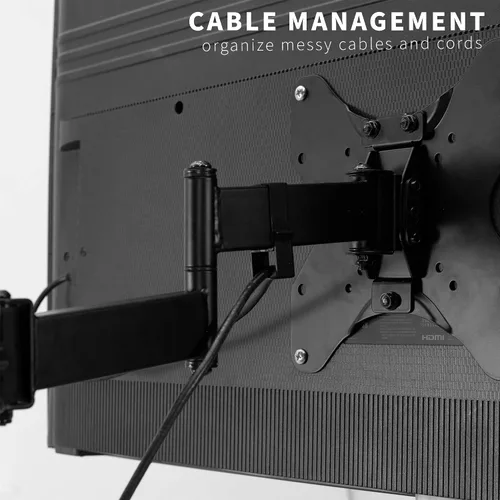 Vista 7 de VIVO Soporte universal para TV de 32 a 55 pulgadas con placa VESA extraíble de 2.953 x 2.953 in a 15.748 x 15.748 in, se adapta a tubos de hasta 2.0