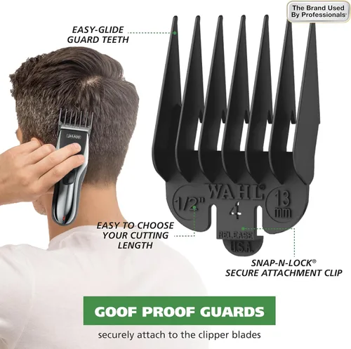 Vista 7 de Wahl Clipper - Kit de corte y corte de pelo inalámbrico