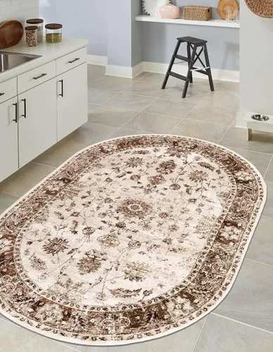 Vista 14 de Unique Loom Rushmore Collection Alfombra de área – Lincoln (2 x 3 pies, rectangular, crema/beige)
