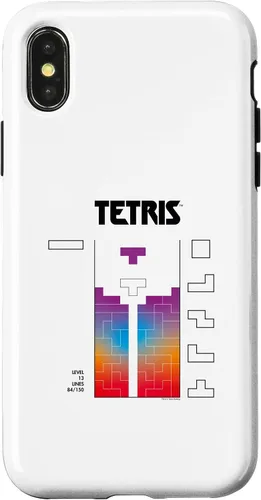 Vista 5 de Tetris Funda de arte de juego de color fundido para iPhone 17