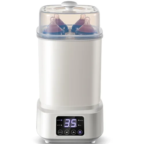 Vista 11 de AMZBABYCHEF Esterilizador y secador de biberones eléctrico, esterilizador y secador de vapor para biberones, esterilizador y secador de biberones 4