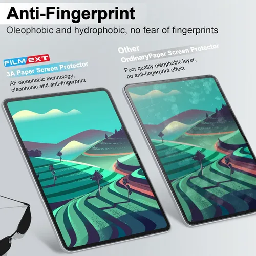Vista 6 de Protector de pantalla de papel de alta claridad 3A para Ipad Air de 13 pulgadas M4 2026/M3 2025/M2 2024 [antirreflejo] [antirreflejos] [antihuellas]