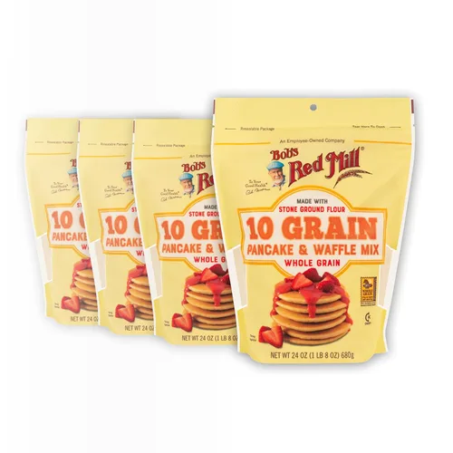 Vista 9 de Bob's Red Mill Mezcla de panqueques y waffles de 10 granos, 24 onzas
