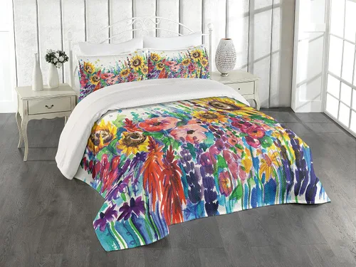 Vista 15 de Lunarable - Cubrecama multicolor disponible en tres tamaños