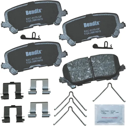 Vista 237 de Bendix Priority1 CFC154 - Juego de pastillas de freno de disco para Avanti II, Century, LeSabre, Regal, Riviera, chasis comercial, DeVille