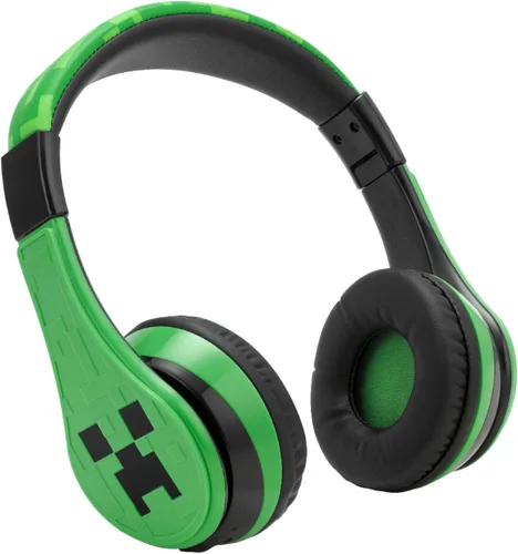 Vista 8 de eKids Minecraft - Auriculares inalámbricos Bluetooth con micrófono, reducción de volumen para la escuela