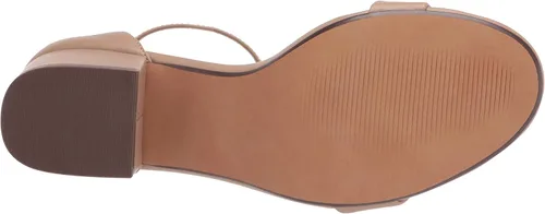 Vista 4 de Tienda Essentials - Sandalias de tacón con dos correas para mujer