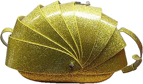 Vista 15 de Bolso bandolera de cuero sintético para mujer, diseño único y plegable