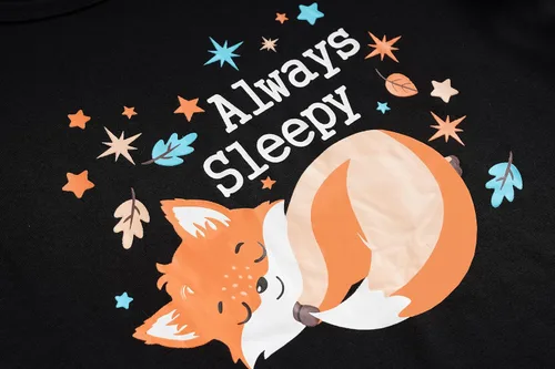 Vista 4 de Hupohoi Conjunto de pijama lindo de verano para niñas grandes, ropa de dormir estampada en forma de corazones a