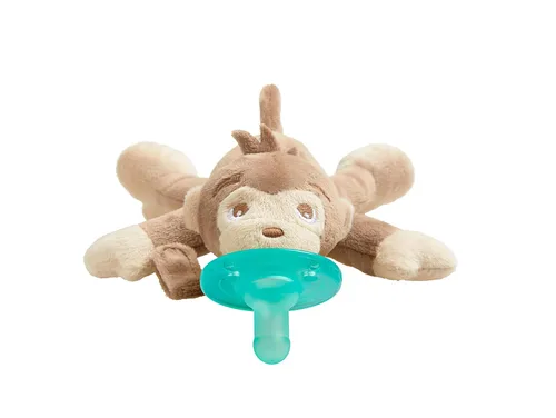 Vista 16 de Philips AVENT Soothie Snuggle Portachupetes con Chupete Desmontable, 0m+, Elefante, SCF347/03- 1 Unidad (Paquete de 1)