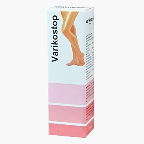 Vista 2 de Crema india ayurvédica Varikostop 1.76oz x 2 tubos para venas varicosas