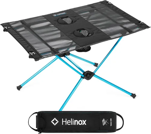 Vista 7 de Helinox Table One - Mesa de camping ligera, plegable, portátil, para exteriores Negro
