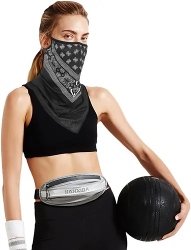 Vista 4 de KINGREE Pasamontañas de esquí, casco de motocicleta, polaina para el cuello, medias máscaras de secado rápido