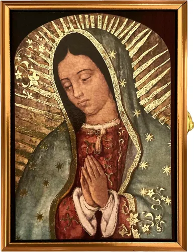 Vista 2 de Estuche para Rosario Virgen de Guadalupe 5.3 in x 4.1 in