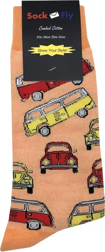 Vista 4 de Calcetines Frenzy VW, Naranja, 9-11