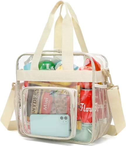 Vista 24 de FlowFly Fiambrera térmica con correa de hombro y asas para mujer, hombre y niños, amplia y reutilizable, congelable, bolso organizador de alimentos