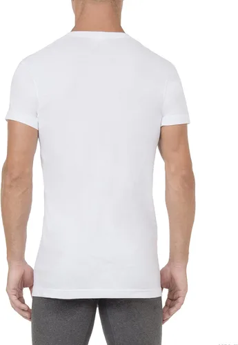 Vista 4 de 2(X)IST Camiseta de algodón esencial para hombre, ajuste delgado, cuello en V profundo, paquete de 3