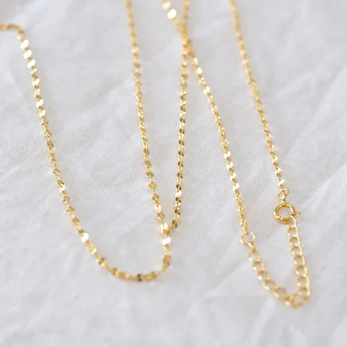 Vista 4 de Long Y Shape Lariat Necklace with Gold Finish