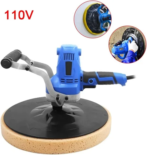 Vista 8 de Pulido eléctrico de la pared del cemento de la paleta del mortero de 850W,Limpiaparabrisas Ø410mm,Lijadora de mortero de hormigón 50-100rpm,Máquina