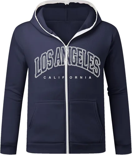 Vista 3 de EELHOE Men's Hooded Shirts Cotton Long Sleeve Casual Jersey with Hood Regular Fit Breathable Stretch Pullover
