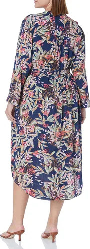 Vista 2 de NIC+ZOE Vestido de flor de cerezo en talla grande para mujer