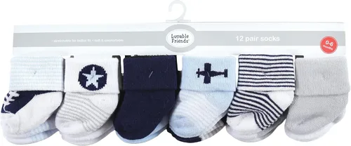 Vista 2 de Luvable Friends Set de regalo de calcetines para bebé