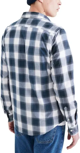 Vista 2 de Dockers Camisa casual de manga larga para hombre (regular y grande y alto)