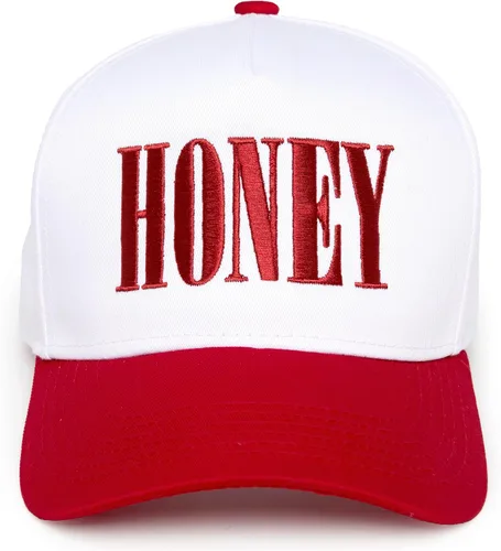 Vista 121 de Funky Junque Gorra de béisbol de 2 tonos para camionero adulto Misbehavin' - Leopardo/Beige