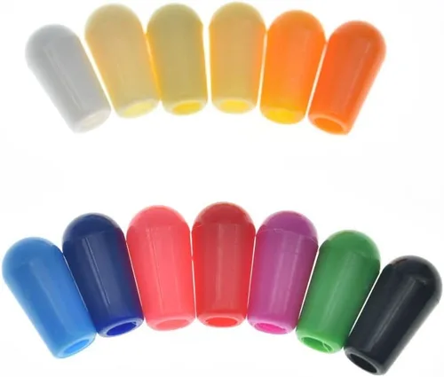 Vista 12 de KAISH 10 unids American Thread 3 Way Interruptor de palanca de punta Interruptor de tapa perilla para USA Les Paul Pickup Selector Switchcraft
