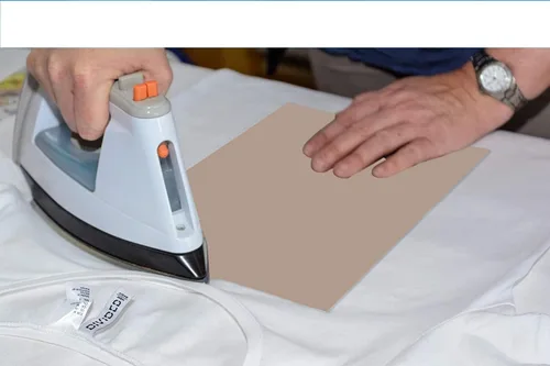 Vista 7 de Papel de transferencia de calor A3, papel de sublimación de transferencia de secado lento de 3.53 onzas para ropa sin algodón, almohada de fibra