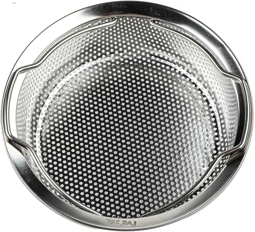 Vista 8 de 304 Stainless Steel Steamer Insert Basket For Cooking Pots & Pressure Cookers – Dishwasher-Safe Perforated Tray For Vegetables/Eggs/Fish, Silver