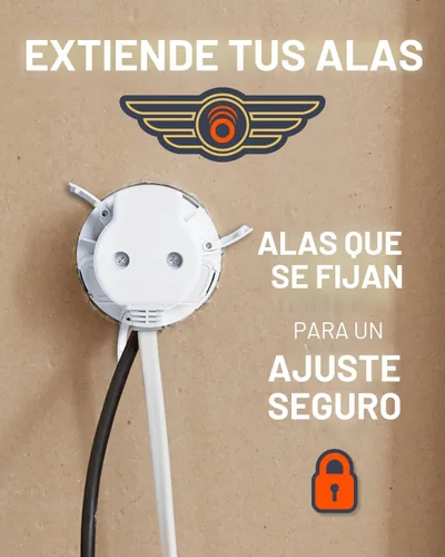 Vista 6 de ECHOGEAR Kit de gestión de cables en la pared para cables de alimentación y bajo voltaje – Oculta cables de TV detrás de la pared – Incluye módulos