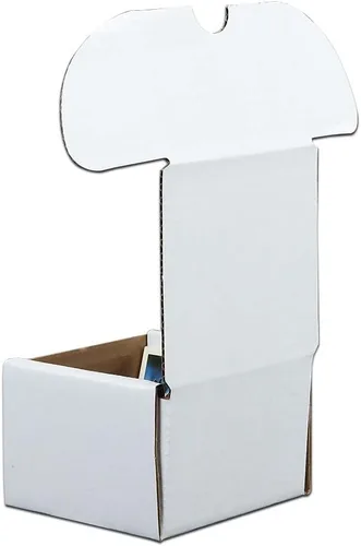 Vista 9 de PIT66 Caja de almacenamiento de 200 tarjetas intercambiables, paquete de 50 cajas de almacenamiento de cartón corrugado para tarjetas