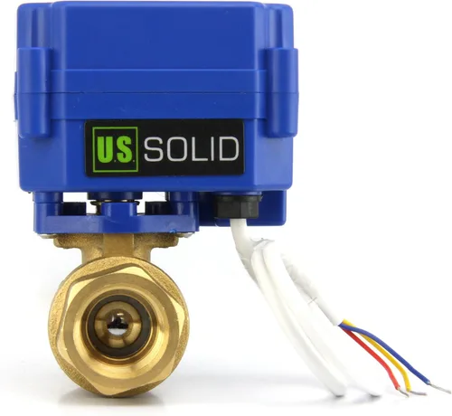 Vista 8 de U.S. Solid CR-02 Válvula de bola motorizada, 3 cables, Gris, 2.00watts, 12.00 volts