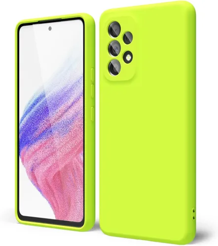Vista 30 de oakxco Funda para teléfono Samsung Galaxy A12 con agarre de silicona líquida, linda delgada fina suave cubierta de gel de goma TPU lisa para mujeres