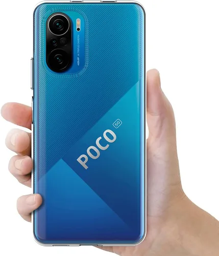 Vista 2 de MaiJin Funda para Xiaomi Poco F3 / Redmi K40, parachoques de gel de goma TPU suave, cubierta trasera transparente