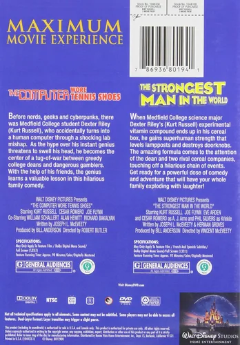 Vista 2 de The Computer Wore Tennis ShoesThe Strongest Man In The World 2-Movie Collection