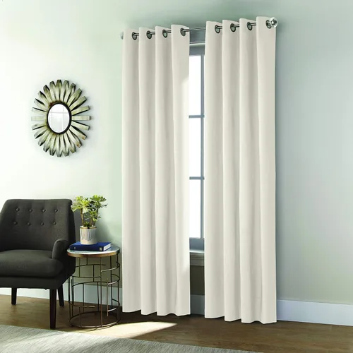 Vista 10 de Loft Living Spirit Total Blackout - Panel de cortina texturizada, 52 x 84 pulgadas, color negro