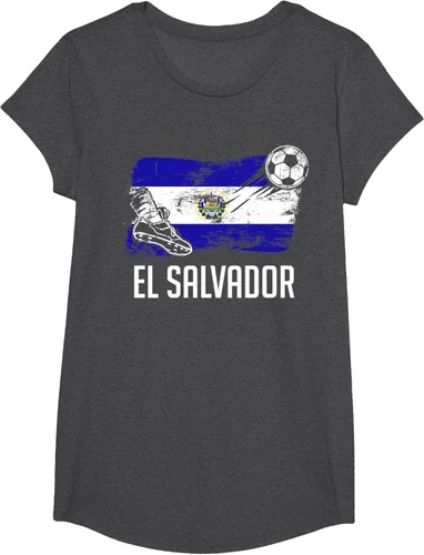 Vista 71 de Camiseta salvadoreña con bandera de fútbol salvadoreño