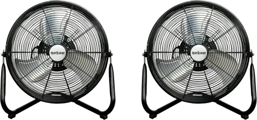 Vista 12 de Hurricane Pro - Ventilador de metal de alta velocidad, Negro, 16