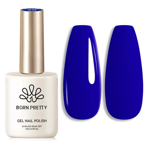 Vista 25 de Born Pretty - Esmalte de uñas de gel negro, diseño de Halloween negro opaco Negro puro