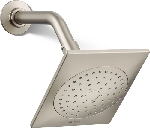 Vista 20 de Kohler 45215-G-BN Loure® Cabezal de ducha de una sola función, 1.75 gpm, níquel cepillado vibrante 2-cepillado níquel