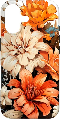 Vista 32 de Funda para iPhone 11 Pro Max Vintage Autumn Flower Fall Pumpkin Girl Women Fall