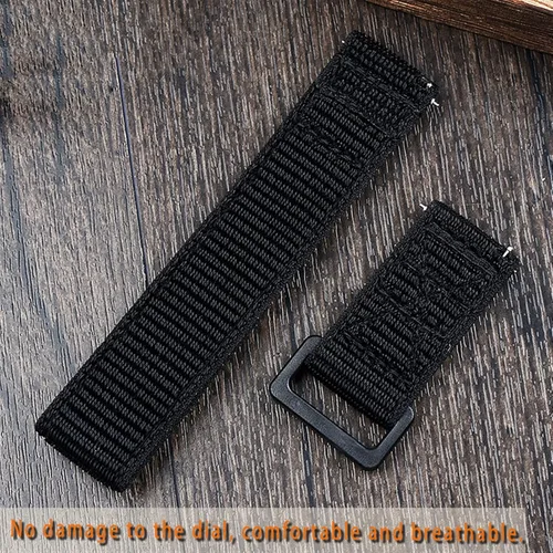 Vista 4 de NRYCR Nylon nato watch strap for S-eiko no.5 007 m-ido,For Samsung Gear S3,For huaweiGT2 sport watchband 22mm Classic black watch band