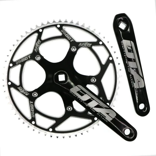 Vista 9 de CYSKY Juego de Bielas de Una Sola Velocidad E-Bike 170mm 130 BCD 48T/53T/56T/58T/60T Juego de Bielas Cónico Cuadrado para Bicicleta Plegable E-Bike