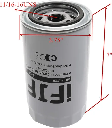 Vista 3 de iFJF FL2051S - Filtro de aceite de repuesto para motor diésel F250-F750 6.7L Powerstroke 2011-2025 reemplazo BC3Z-6731-B BC3Q-6714-CA (juego de 6)
