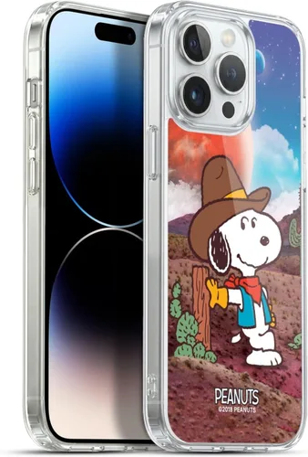 Vista 149 de Head Case Designs Funda de gel con licencia oficial de Peanuts Nebula Cactus Needles Snoopy Space Cowboy [protección de grado militar] compatible