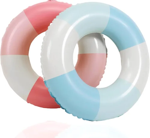 Vista 8 de Tubos de piscina, 2 flotadores inflables de piscina para adultos, flotadores de piscina inflables, balsa de piscina, fiesta, agua, verano, playa