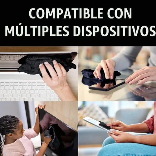 Vista 2 de Delete Kit de spray limpiador de pantalla, botella de 16 onzas y paño
